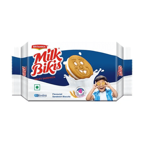 Britannia Milk Bikis Milk Cream Biscuits, 200 g Add2Bag