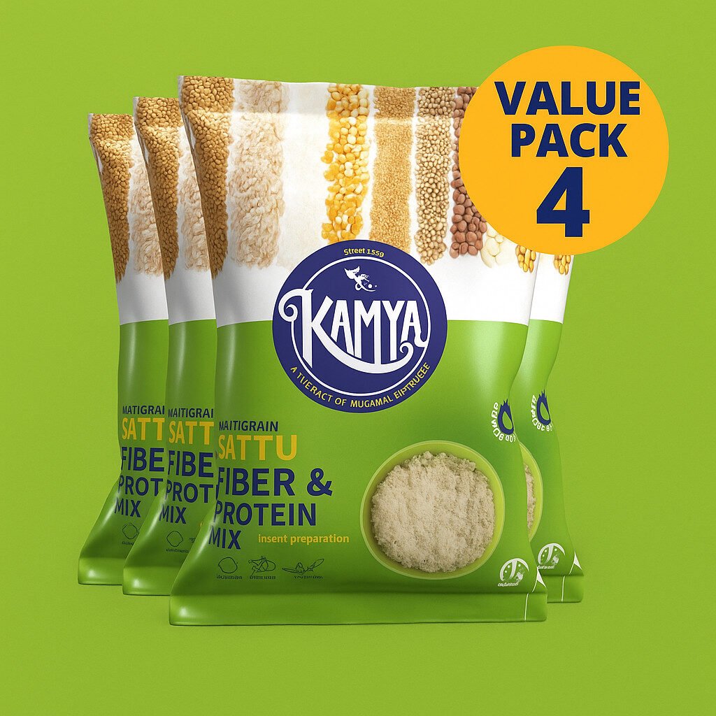 Kamya Mixed Grain Sattu 2kg (Value Pack)